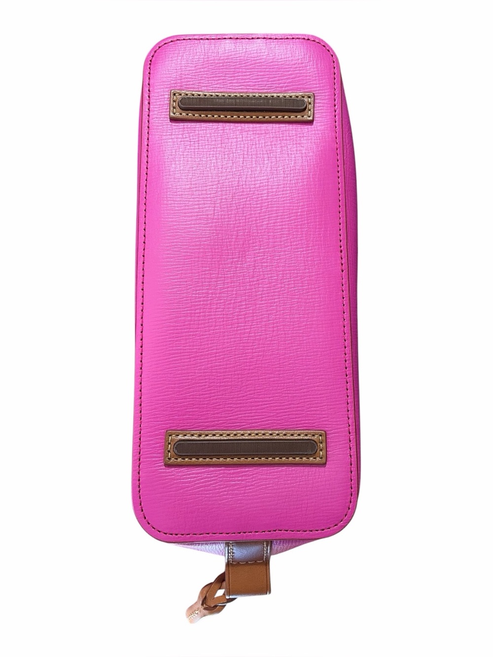 Dooney & Bourke NWOT Deep Fuchsia Morgan Shopper with Zipper Pouch and Key Tag - Picture 9 of 11